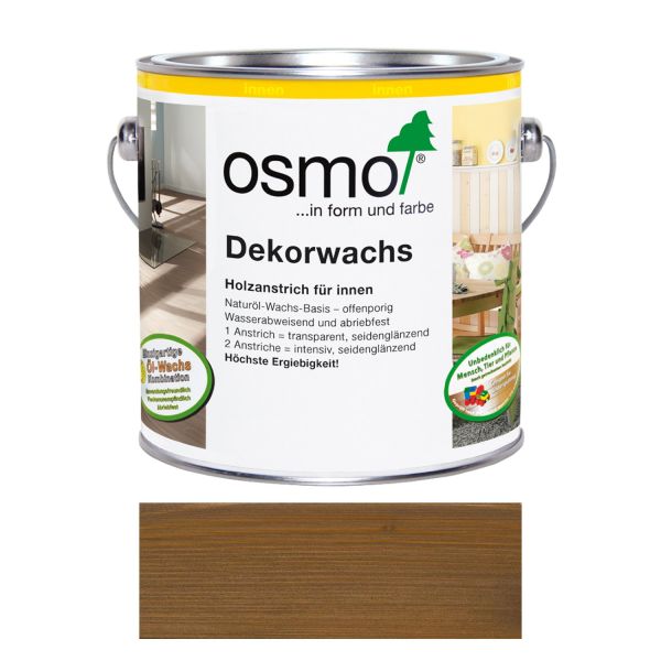 Osmo Dekorwachs Nr. 3168 Eiche Antik 0,75l, Anstrich für Hölzer im Innenbereich